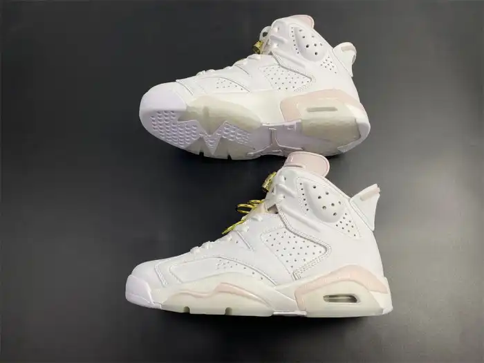 Cheap Air Jordan 6 Retro Gold Hoops (W) DH9696-100 0128