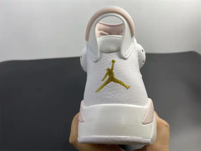 Cheap Air Jordan 6 Retro Gold Hoops (W) DH9696-100 0128