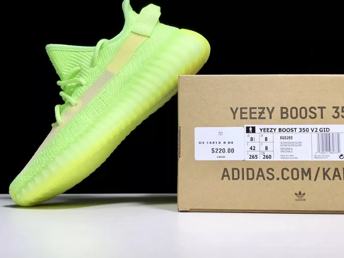 Affordable Adidas Yeezy Boost 350 V2 Glow in the Dark EG5293 0115