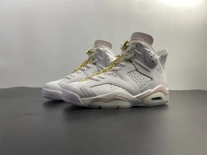 Cheap Air Jordan 6 Retro Gold Hoops (W) DH9696-100 0128