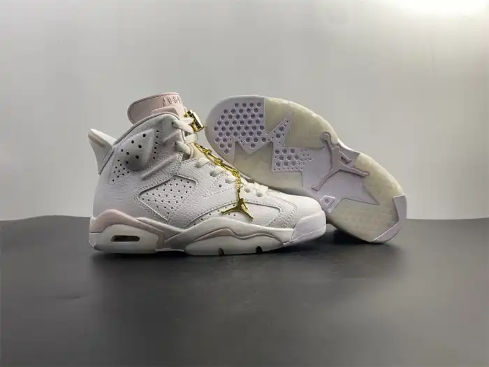 Cheap Air Jordan 6 Retro Gold Hoops (W) DH9696-100 0128