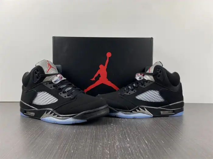 Affordable Jordan 5 Retro Black Metallic (2016) 845035-003 0125