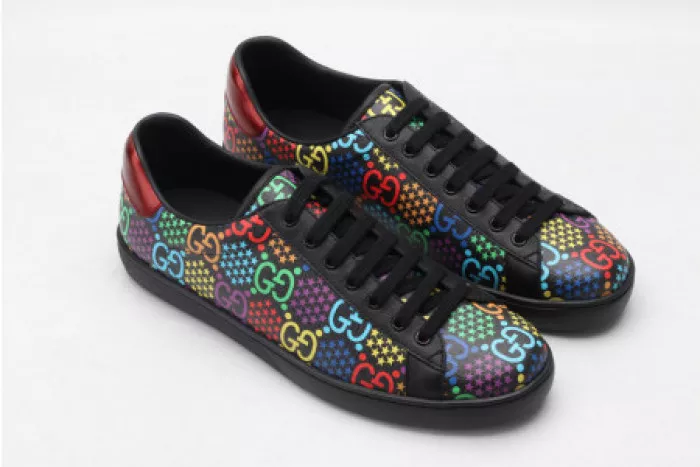 Affordable GUCC ACE EMBROIDERED LOW-TOP SNEAKER 610085 H2020 1110 0118