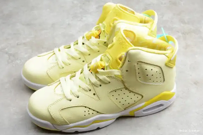 Affordable Air Jordan Dynamic Yellow 6 Retro Floral 543390-800 (GS) 0218