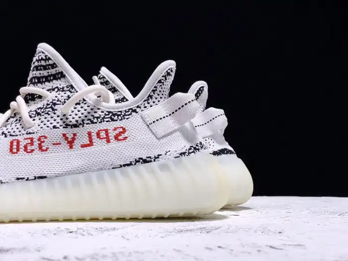 Affordable Adidas Yeezy Boost 350 V2 Zebra Black White CP9654 0202