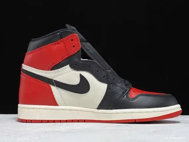 Cheap 555088-610 Air Bred Jordan Retro 1 OG Toe High 0219