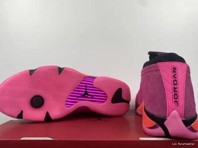 Affordable Jordan 14 Pink Low DH4121-600 (W) Retro Shocking 0219