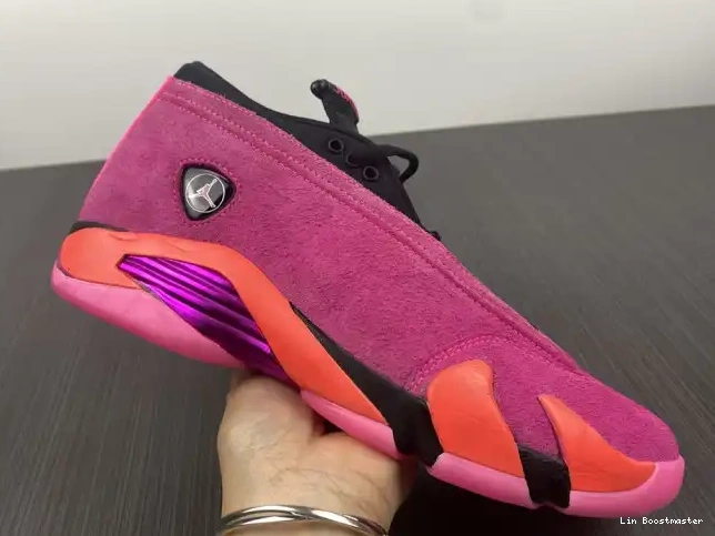 Affordable Jordan 14 Pink Low DH4121-600 (W) Retro Shocking 0219