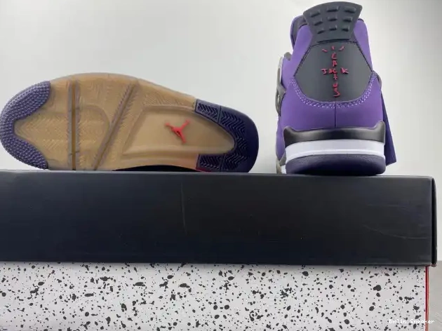 Cheap Travis 4 Retro and (Friends Jordan LN4 Purple Scott 766296 Family) 0217