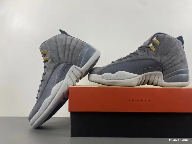 Affordable JORDAN 12 130690-005 AIR RETRO GREY