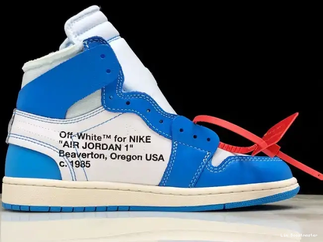 Cheap Off-White 1 Air Blue UNC Jordan AQ0818-148 Powder 0207