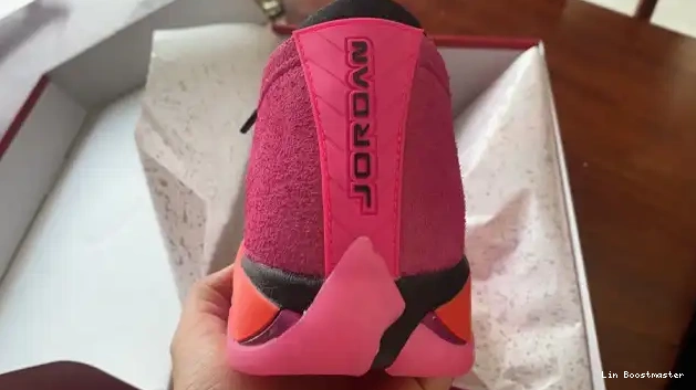 Affordable Jordan 14 Pink Low DH4121-600 (W) Retro Shocking 0219