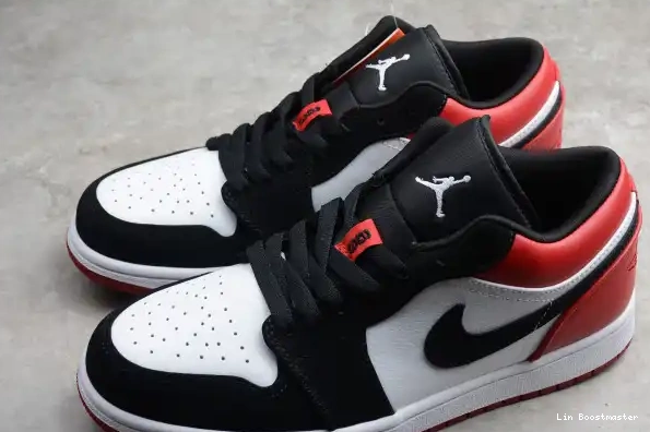 Affordable Black Toe 1 Jordan 553558-116 Air Low 0226