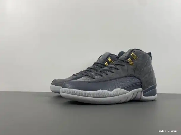 Affordable JORDAN 12 130690-005 AIR RETRO GREY