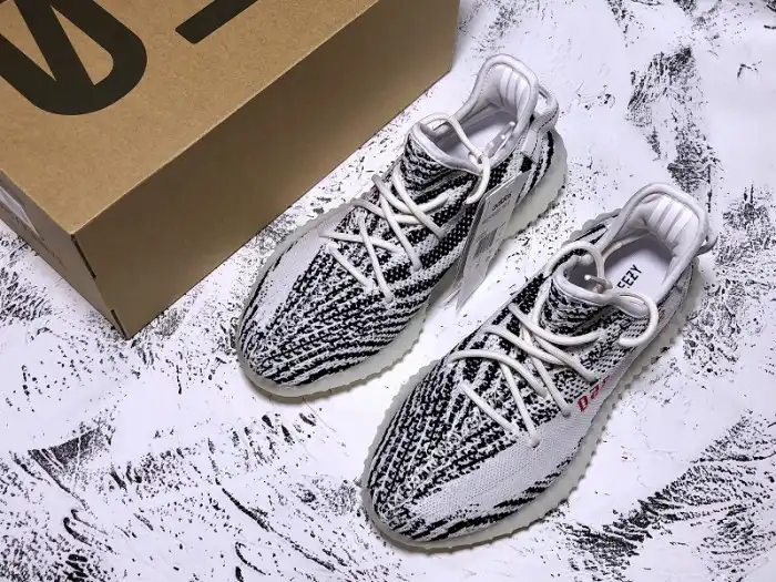 Affordable Adidas Yeezy Boost 350 V2 Zebra Black White CP9654 0202