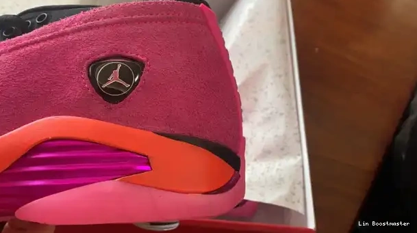 Affordable Jordan 14 Pink Low DH4121-600 (W) Retro Shocking 0219