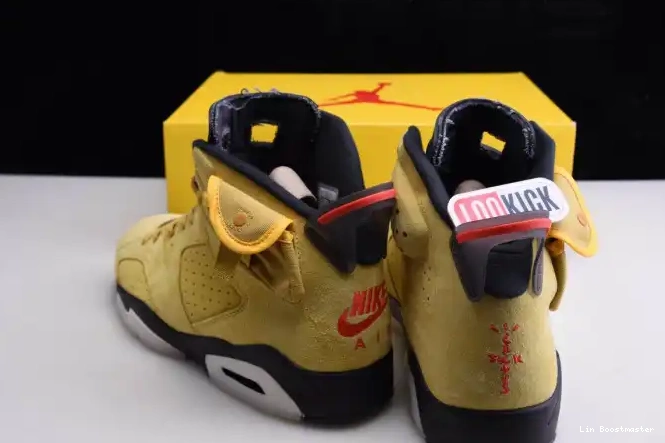 Affordable AIR X TRAVIS JORDAN 6 YELLOW CN1084-300 SCOTT 0210