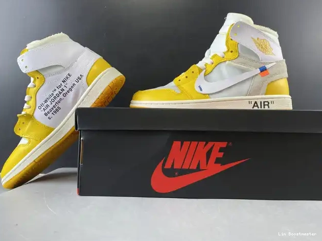 Cheap Powder Yellow-Cone Off-White NRG White Air Dark AQ0818-149 1 Jordan x 0208