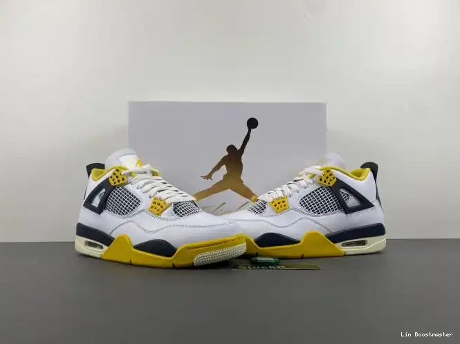 Cheap Vivid WNNS AQ9129-101 Air Jordan 4 Sulfur 0208