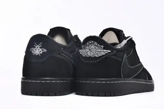 Affordable Phantom Black 1 DM7866-001 Scott Travis Air OG Low x Jordan 0215