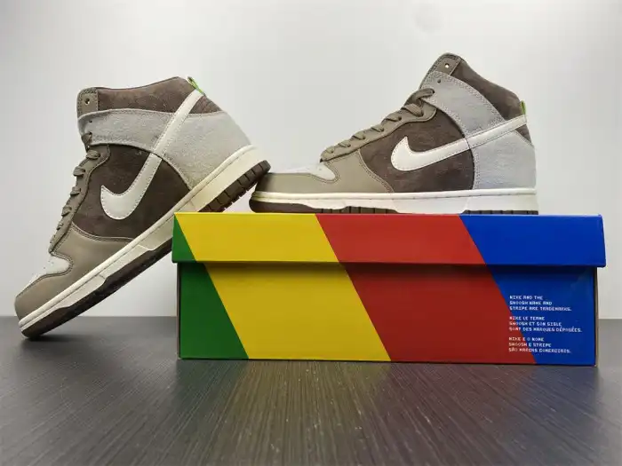 Affordable Nike Dunk High Light Chocolate DH5348-100 0206