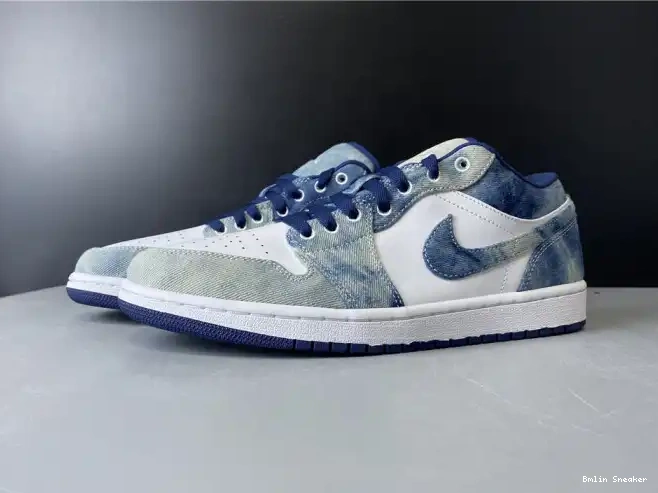 Affordable Jordan 1 Low Denim Air Washed CZ8455-100 0223