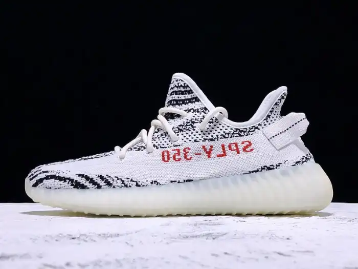 Affordable Adidas Yeezy Boost 350 V2 Zebra Black White CP9654 0202