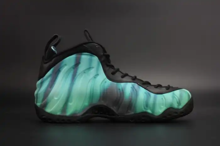 Affordable Nike Air Foamposite One Northern Lights Black Green mens 840559-001 0206