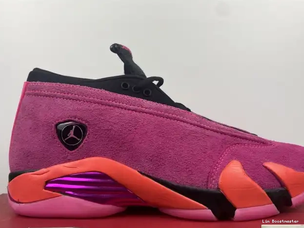 Affordable Jordan 14 Pink Low DH4121-600 (W) Retro Shocking 0219