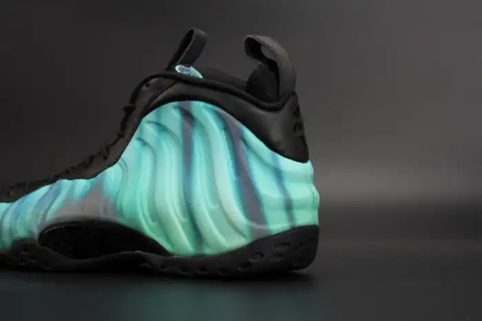 Affordable Nike Air Foamposite One Northern Lights Black Green mens 840559-001 0206