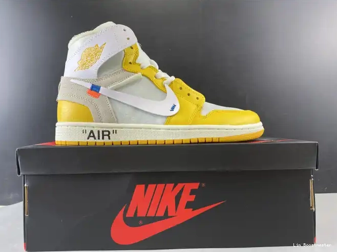 Cheap Powder Yellow-Cone Off-White NRG White Air Dark AQ0818-149 1 Jordan x 0208