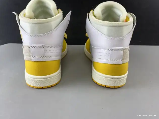 Cheap Air 1 NRG White Jordan Yellow-Cone Dark Powder x AQ0818-149 Off-White 0210