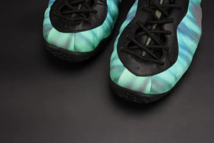 Affordable Nike Air Foamposite One Northern Lights Black Green mens 840559-001 0206