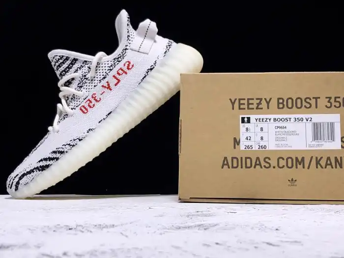 Affordable Adidas Yeezy Boost 350 V2 Zebra Black White CP9654 0202