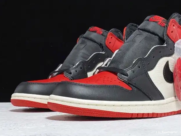 Cheap 555088-610 Air Bred Jordan Retro 1 OG Toe High 0219