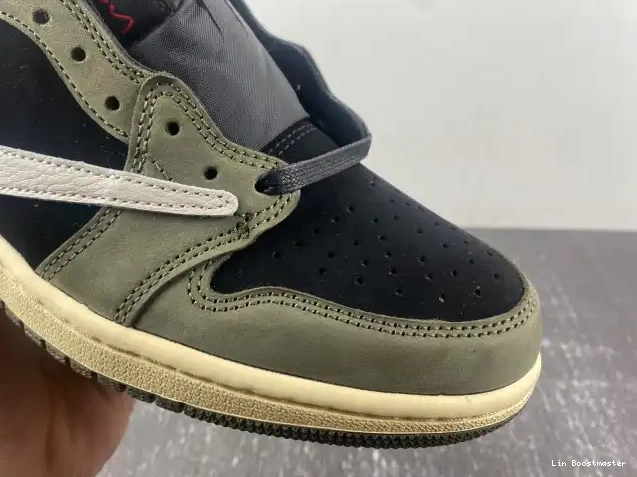 Cheap TRAVIS 'BLACK X JORDAN OG SP 1 OLIVE' LOW DM7866-002 SCOTT AIR 0224