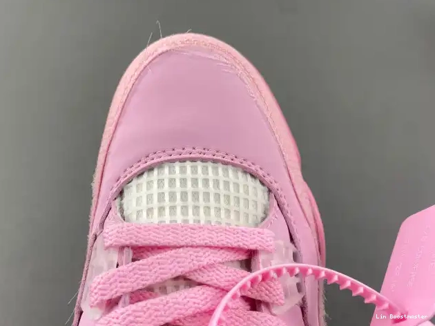 Cheap OFF-WHITE X JORDAN PINK 4 0212